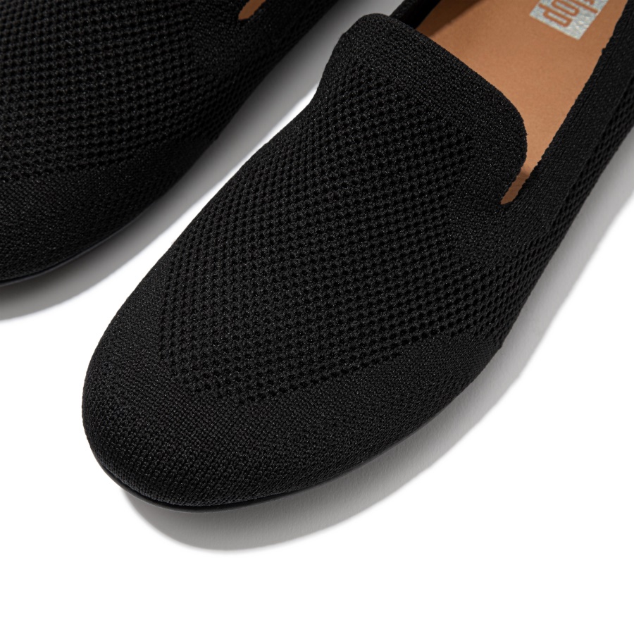 Fitflop ALLEGRO e01 Multi-Knit Loafers All Black
