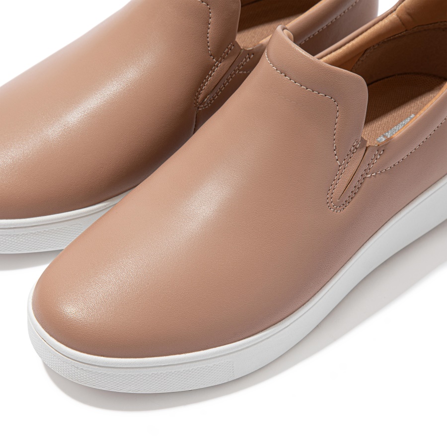 Fitflop RALLY Leather Skate Sneakers Naked Pink