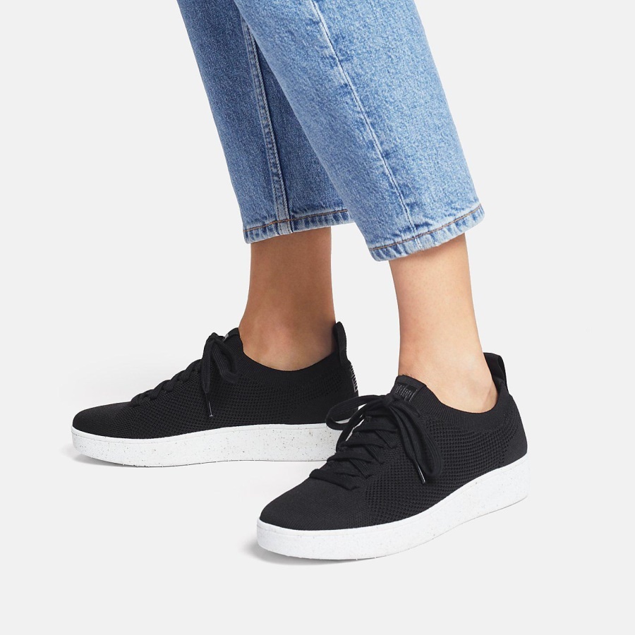 Fitflop RALLY e01 Multi-Knit Sneakers Black