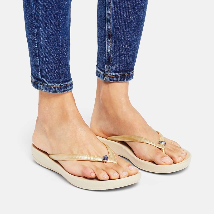 Fitflop iQUSHION CHARMS Crystal Teardrop Charms 2-Pack Lavender